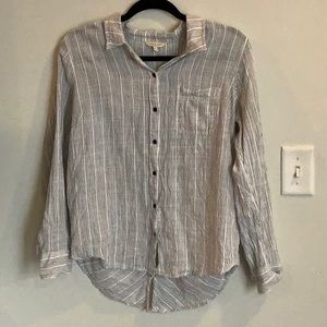 Women’s striped button up